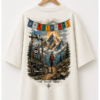 Himalayan Wanderer Ride & Explore Oversized Graphic T-Shirt