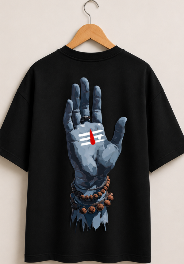 Mahakal Divine Energy Oversized Graphic T-Shirt