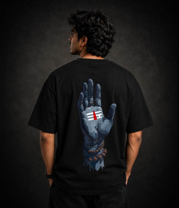 Mahakal Divine Energy Oversized Graphic T-Shirt