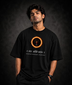 Mahakal Divine Energy Oversized Graphic T-Shirt