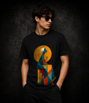 Abstract Woman Art Premium Graphic T-Shirt