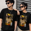 Bengal Heritage Art Premium Graphic Cotton T-Shirt Bring the rich traditions of Bengal into your everyday wardrobe with the Bengal Heritage Art Premium Graphic Cotton T-Shirt. Designed for art lovers and culture enthusiasts, this premium graphic tee features a beautifully illustrated collage inspired by Bengali heritage, traditional women, handwritten Bengali poetry, iconic Kolkata landmarks, and vintage artistic elements. Crafted from premium bio-washed cotton, this t-shirt offers superior softness, breathability, and durability. The vibrant HD artwork stands out against the black fabric, making it perfect for casual outings, cultural events, college, travel, festivals, and everyday fashion. Whether you're expressing your love for Bengali culture or looking for a unique artistic streetwear piece, this t-shirt effortlessly combines heritage with contemporary style. Key Features Premium Bio-Washed Cotton Fabric Soft & Breathable Material HD Digital Heritage Artwork Print Bengali Culture Inspired Design Vintage Kolkata Illustration Fade Resistant Premium Print Lightweight & Comfortable Regular Fit Round Neck Half Sleeve Double-Stitched Construction Ideal for Art & Culture Lovers Specifications Feature Details Brand Loomdin Product Type Graphic Printed T-Shirt Color Black Fabric 100% Premium Cotton Fit Regular Fit Neck Style Round Neck Sleeve Type Half Sleeve Pattern Front Graphic Print Gender Male, Female Occasion Casual, Cultural Events, College, Travel, Daily Wear Country of Origin India Care Instructions Machine Wash Cold Wash Inside Out Do Not Bleach Do Not Iron Directly on Print Dry in Shade Tumble Dry Low Wash with Similar Colors