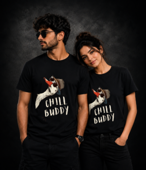 Chill Buddy Goose Premium Graphic T-Shirt