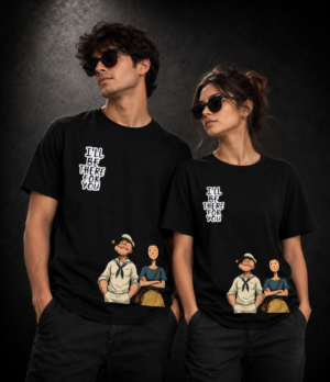 Friendship Quote Graphic Cotton T-Shirt