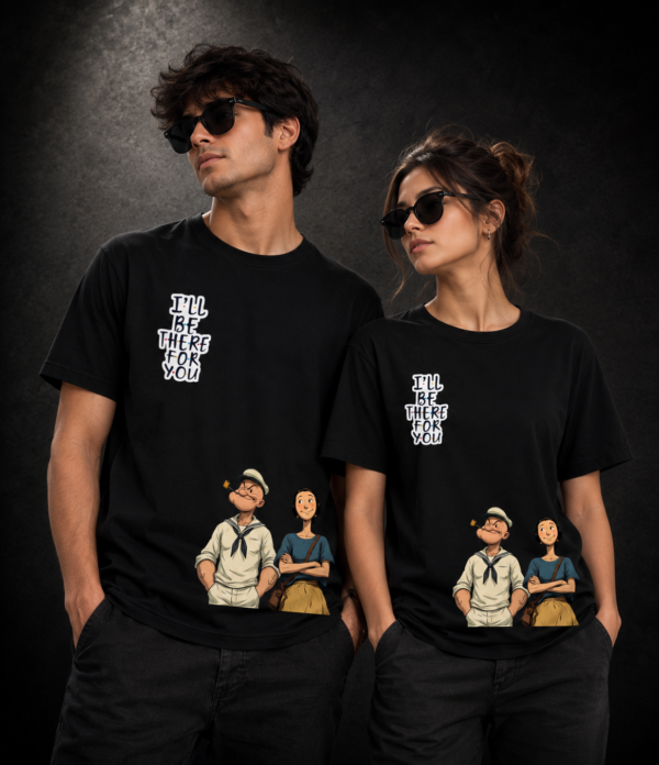 Friendship Quote Graphic Cotton T-Shirt