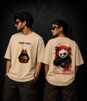 Kung Fu Panda Inner Peace Premium Oversized T-Shirt