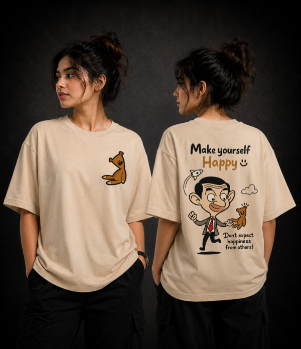 Mr. Bean Cartoon Premium Oversized T-Shirt Mr. Bean Cartoon Premium Oversized T-Shirt