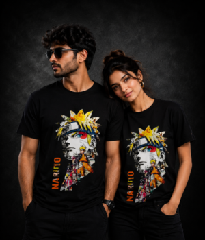 Naruto Anime Fan Edition Graphic Cotton T-Shirt