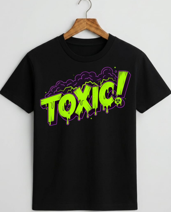 Neon Graffiti Streetwear Graphic T-Shirt