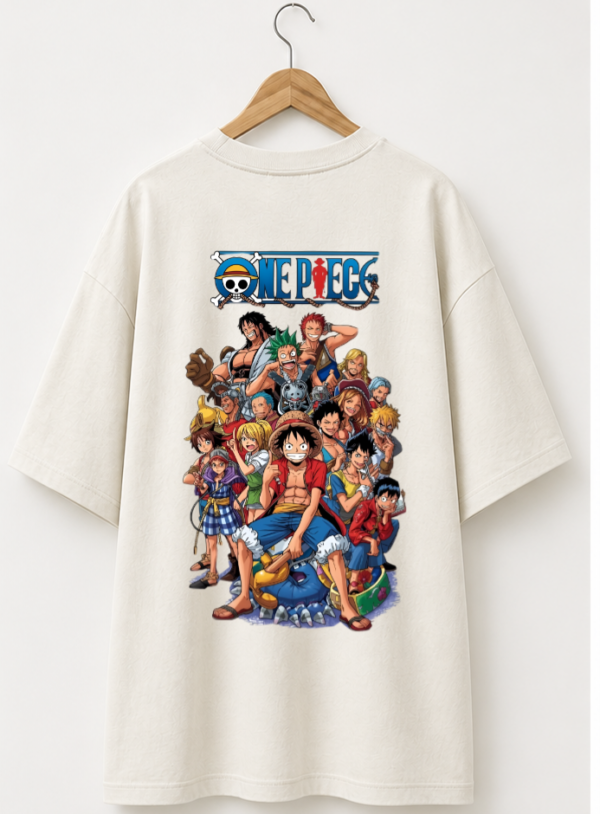One Piece Crew Premium Oversized Graphic T-Shirt