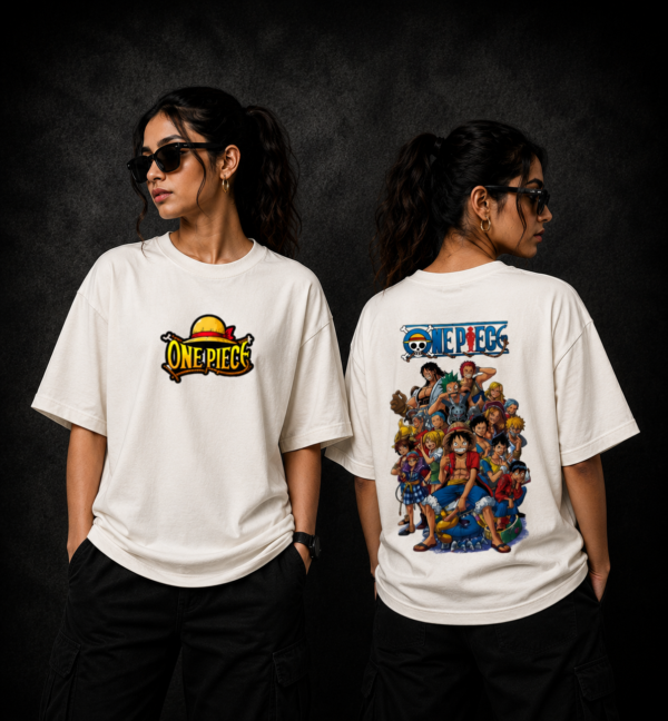 One Piece Crew Premium Oversized Graphic T-Shirt