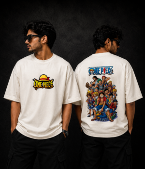 One Piece Crew Premium Oversized Graphic T-Shirt